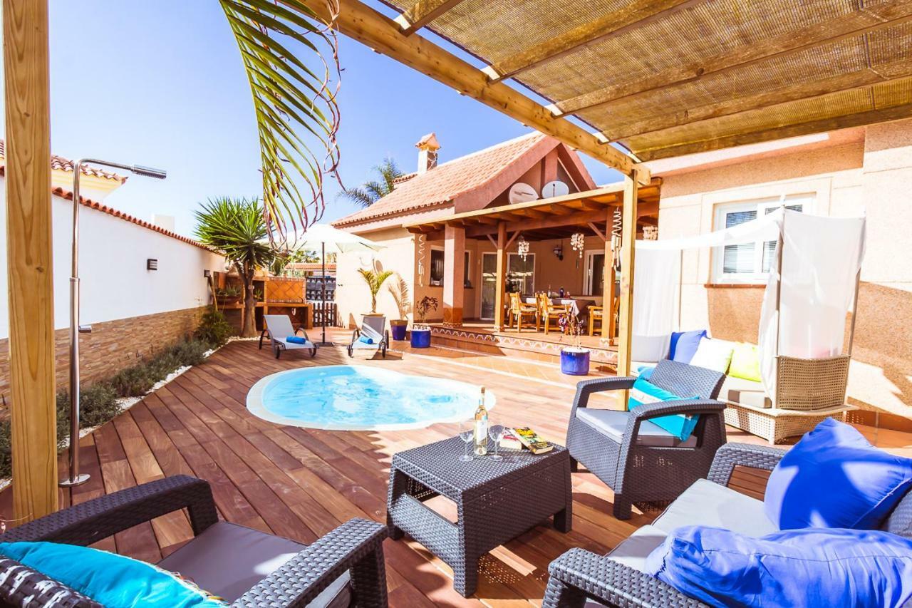Villa Hibiscus Centrum Corralejo Beach Private Pool Family Eksteriør billede